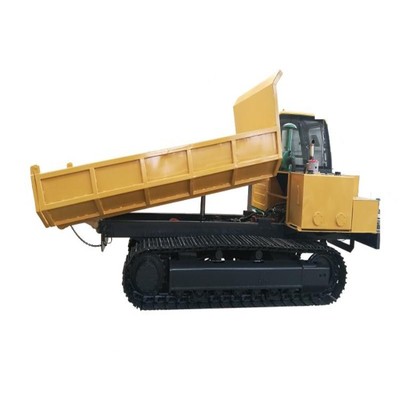 10噸大馬力自卸后翻履帶運輸車